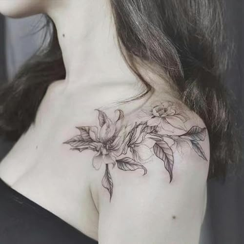 2 Photos Of Fruit Juice Vegetable Herbal Temporary Tattoo Fake Tattoo Stickers On Collarbone Shoulders Sexy Waterproof For Women Lasting For Two Weeks