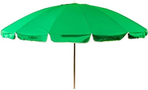 Ombrellone cm 240 antivento da spiaggia Grande con snodo per piscina giardino terrazzo balcone RESISTENTE CON 16 STECCHE