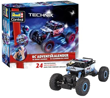Revell 1052 Adventskalender RC Crawler I Ferngesteuertes für Bastler I für Jungen, Mädchen & Erwachsene I Geschenk zu Weihnachten I Ab 10 Jahren