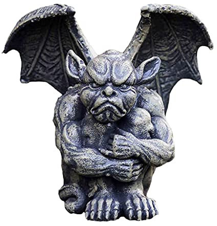 Geflügelter Wasserspeier Statue Böse Skulptur Halloween Harz Ornament