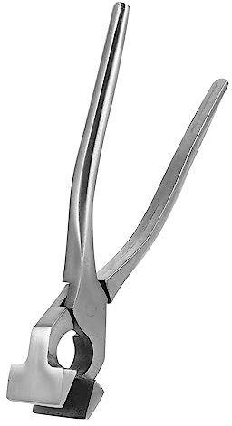 BELLIFFY Alicates Planos Para Cuero Alisar y Prensar, Herramienta De Acero Forjado Para Artesanos Profesionales y Aficionados, Resistente y Portátil, Uso Manualidades De Bolsos, Carteras y Bricolaje