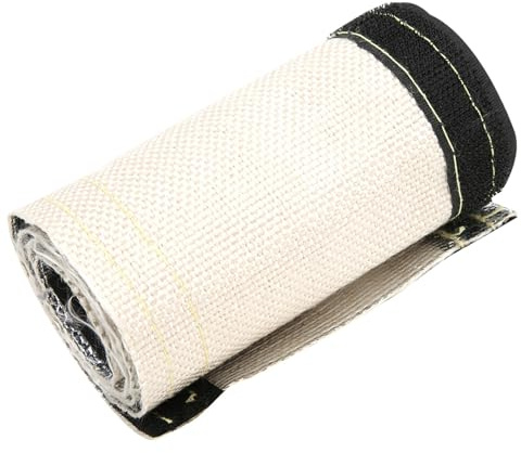 Fabater Couvercle de Tuyau de Fil isolé en Fibre de Verre Sleette de Bouclier Thermique aluminisé 600 X 106 Mm pour les Fils D'allumage