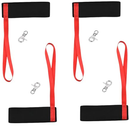 Genérico Correa de Seguridad para Guantes Deportivos, Correas elásticas para Guantes para Esquiar, Correas para muñeca con Soporte para, 4 Cordones para muñeca, Esposas para de esquí antipérdid