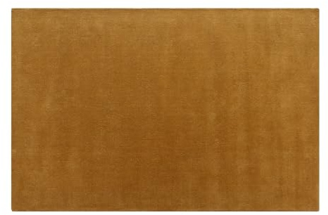 Vente-unique - Tapis 100% Laine tissé à la Main - 160 x 230 - Ocre - 1800g/m² - Selina
