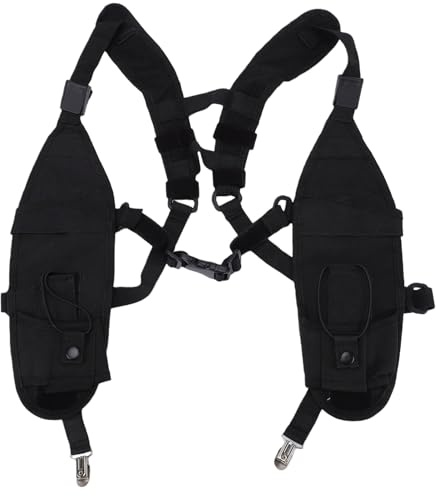 Erchineko Gilet di Sicurezza da Lavoro per Uomo Donna, Gilet per Attrezzi da Elettricista, Multifunzione con Spalline Regolabili, Tasche Multiple Spaziose per il Reparto di