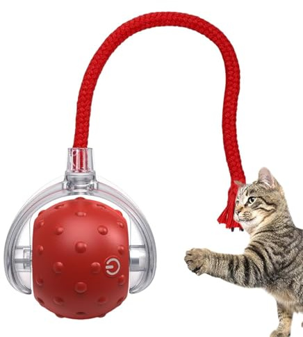 Generico Giocattolo per gatti Smart - rotolante attiva per gattini | mobile intelligente e agile, ricaricabile, giocattolo per animali domestici, per gattini