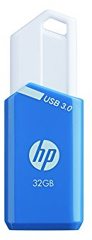 HP X755W - Chiavetta USB da 32 GB, colore: Blu