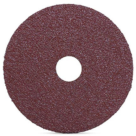 BHA Aluminum Oxide Resin Fiber Sanding and Grinding Discs, 5” x 7/8”, 36 Grit - 25 Pack
