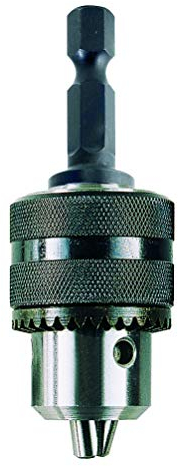 KRINO 2800920 MANDRINO con Chiave Attacco 1/4 Q.C. e capacità 1÷10mm, Acciaio