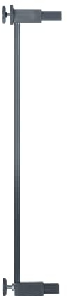 Safety 1st Easy Close Metal, Rallonge de barrière 7 cm, Sans perçage, Rallonge de barrière de sécurité enfant facile à installer, Extension barrière escalier enfant, À pression, Noir