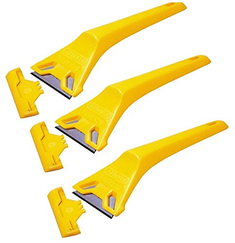 3 X Window Scraper 0-28-590 Decorators Glass Paint Remover Scrapers