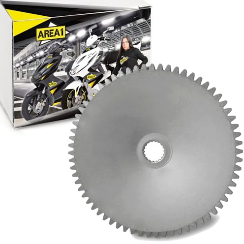 Area1 Keilriemenscheibe/Lüfterrad für 50ccm kompatibel mit Piaggio TPH Zip NRG Power mc2 mc3 Liberty Fly Free Passend für Gilera Runner, Vespa S Primavera ET2 ET4 LX LXV Sprint, Aprilia SR50R Motard