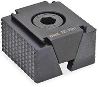 Tenditore a cuneo, 40 mm, M12, superfici di serraggio scanalate.