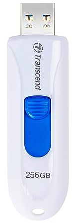 Transcend JetFlash 790 256GB USB 3.0 Flash Drive (USB 3.1 Gen 1 / USB 3.2 Gen 1)-White TS256GJF790W