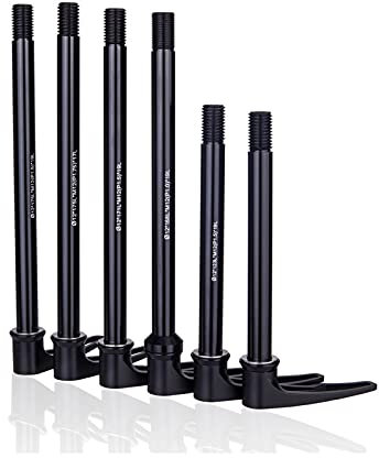 Fahrrad Steckachse,Fahrrad Schnellspanner Fahrrad Frontnubs Rohrwelle MTB Rennrad Schnelle Freisetzung Thru Achse Spieße für Vorderkabine M12x1.75 M12x1.5 M12x1.0 Fahrrad Front Rear Fork Thru Axle