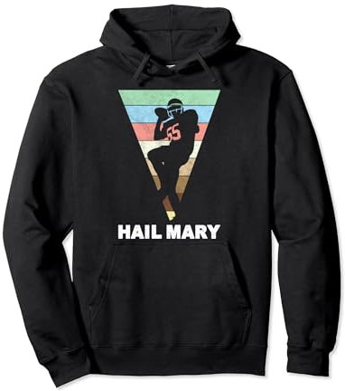 Football Spieler Team - Hail Mary American Football Pullover Hoodie