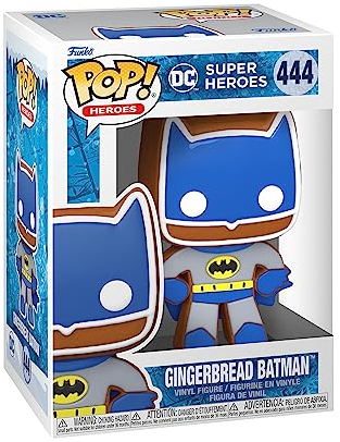 Funko Pop! Heroes: DC Holiday - Batman - Lebkuchen - DC Comics - Vinyl-Sammelfigur - Geschenkidee - Offizielle Handelswaren - Spielzeug Für Kinder und Erwachsene - Comic Books Fans