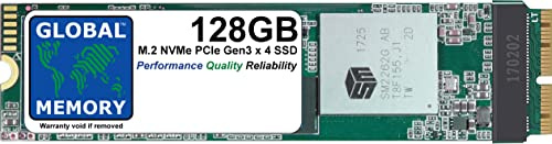 GLOBAL MEMORY 128GB M.2 PCIe Gen3 x4 NVMe SOLID STATE DRIVE (SSD) PER IMAC (Tardo 2013 - MID - Fine 2014 - MID - Fine 2015)