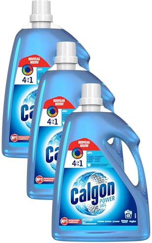 Calgon Gel Power 4 en1 - Anticalcaire Nettoyant Lave - Linge 2,25L (Lot de 3)