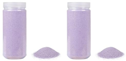 Heku 30330-06: Arena decorativa (750 g, en lata resellable), color lila, 750g (Paquete de 2)