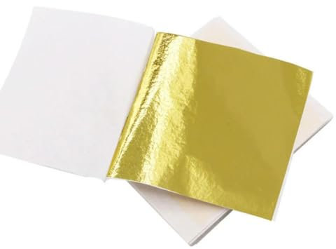 MEIFULLE 100 stücke Nachahmung Gold Silber Folie Papier Blatt Blatt Vergoldung DIY Kunst Handwerk Papier Geburtstag Party Hochzeit Kuchen Dessert Dekorationen