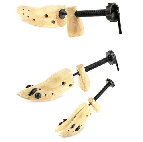 XPJYUA Schuhspanner 1 stücke 2-Wege-Schuhspanner aus Holz for Männer und Frauen Schuhe Expander Verstellbarer Schuhspanner Shaper Rack(L)
