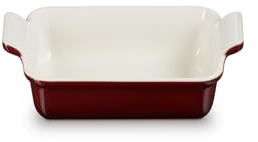 Le Creuset Heritage Rectangular Dish, Stoneware, 19 cm, 1.1 litres, Garnet, 71102199490001
