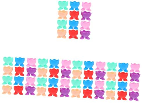 PRETYZOOM 5 Sätze Eierschale Aus Silikon Ostereier Halterung Easter Egg Decoration Eierhalterung Eierringe Spender Joch Ierobells Eieraufbewahrungsständer Stützgestell Kieselgel 12 Stück * 5