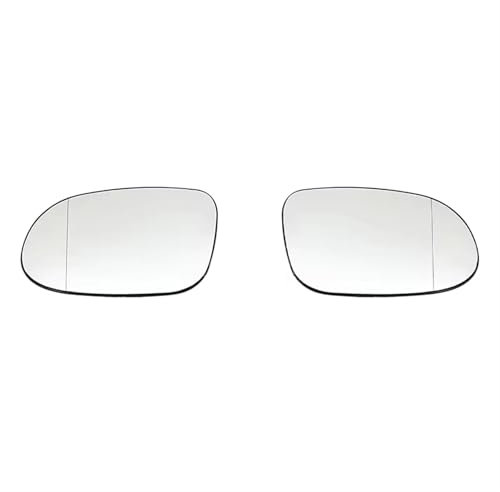 BBWUQIU Seitenspiegelglas Kompatibel Mit Mercedes Für Benz A-Klasse W168 1997-2004 Für CLK-Klasse C208 1998-2002 Autozubehör Weitwinkel-Spiegelglas Mit Heizung(1 Pair)