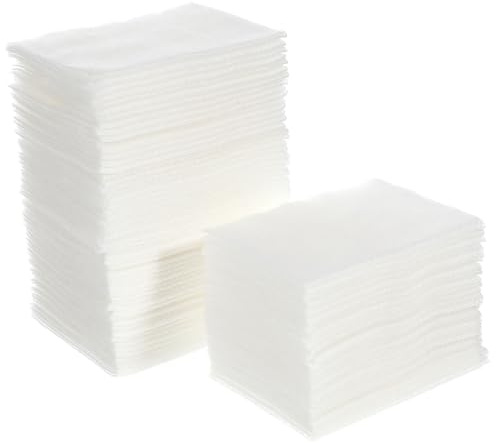 FIXOSHEE 2 Packungen Stretchbare Baumwollpads für Gesichtspflege Hohe Wasseraufnahme Vielseitig Einsetzbar als Make-up-entferner Toner-pads und Feuchtigkeitsmasken pro Packung Leicht und