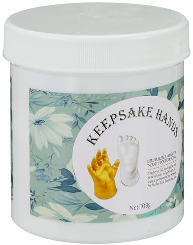 Babyhand Abformset für Neugeborene, 1 Satz, Gold, Pe und Mud