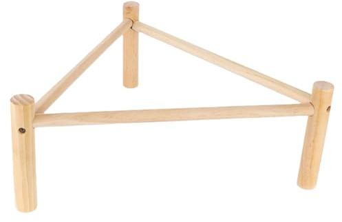 Papageien-Plattform aus Naturholz, Vogel-Spielplatz, Sitzstangen, hängendes Käfig-Zubehör für Haustiere, Vögel, Spielplätze und Nistungen, natürliches Holz, Hühnerstall, Fitnessstudio