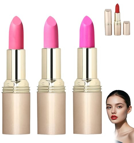 Lippenstift, Der Weder Auslaufsicher Noch Verblasst, Feuchtigkeitsspendender Und Pflegender Getönter Lippenbalsam, Langanhaltend, Wasserfest, Wischfest Und Abfärbend. (02#+05#+06#)