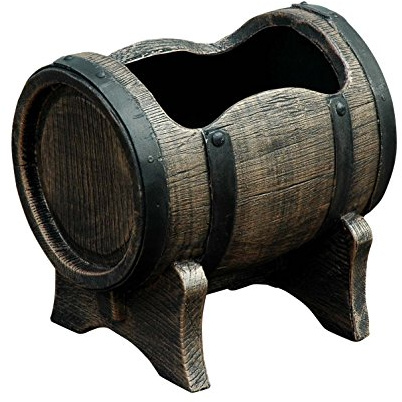 Roto Blumentopf/Blumenkübel: Fass Wine S (31cm x 31cm), Kunststoff frostsicher