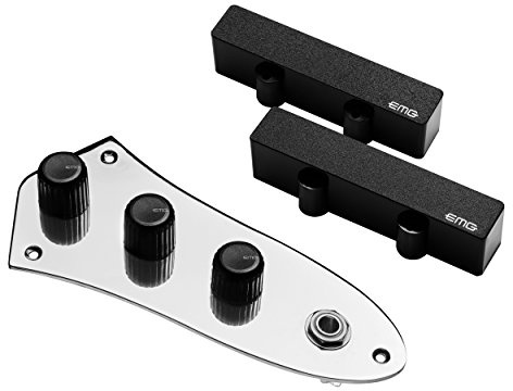 EMG J Prewired Bass Guitar Pickup Set Plus Control Plate System