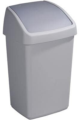 Sunware Delta Bin mit Schwingdeckel Einheitsgröße grau
