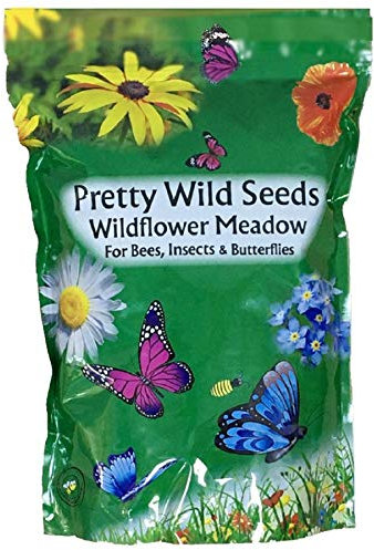 UK 100% Wild Flower Seed Mix Annual & Perennial Meadow Plants Attracts Bees & Butterfly (250g) Wildflower Seeds Mix 3