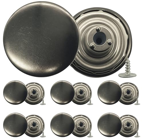 Trimming Shop Jeans Buttons 17mm Gunmetal 10 Pcs Hammer Replacement DIY | Crafted From Sturdy Brass For Long Lasting Everyday Wear Features A Reliable Tack Fastener Fitting For Extra Durability