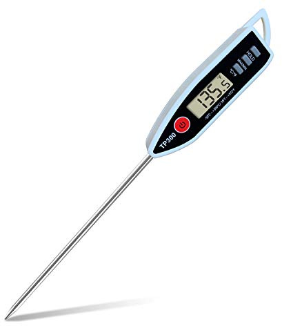 Digital Meat Food Thermometer for Candy Candle Milk BBQCooking Kitchen BBQ, Probe Instant Read Thermometer for Pork Deep Fry Roast Baking Temperature