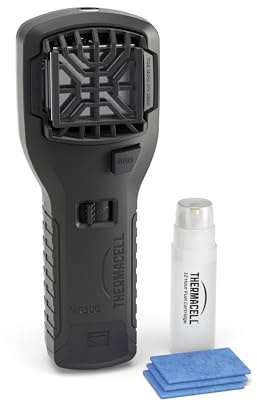 Thermacell MR300 Repellente Antizanzare Portatile, Senza DEET, 12 Ore, Nero