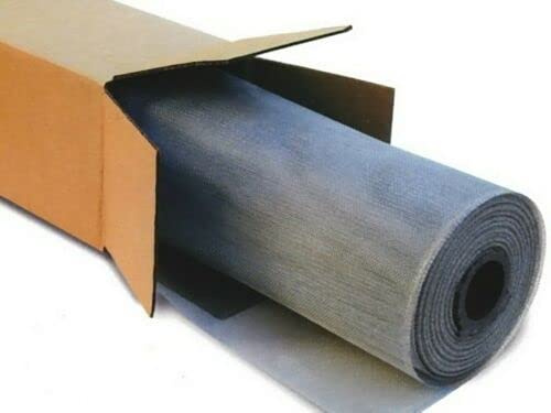 Rete Zanzariera Antigraffio Pet Screen Americana Vari Colori e Varie Misure (80 cm x 4 m, Grigio)