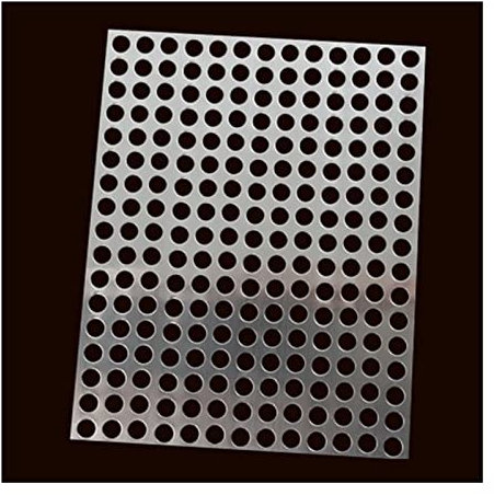 LXBAMKEA 304 Acero Inoxidable Hojas Perforadas, Balcón Red Protección, Anti-Robo Almohadilla Ventana, Anti-caída Anti-Fugas Seguridad Valla Placa Perforación, Decorativo Rejillas (Color : 4 PCS, Siz