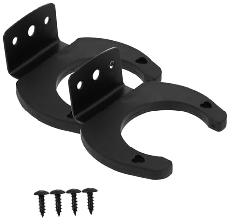 SUPVOX 6pcs Microphone Hook Metal Silicone Mic Clamp Stand Holder for Wall Mount Compatible Microphone Scenarios