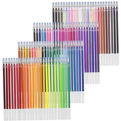 Lurrose 48 zertifikat aufbewahrungsbox rutschfeste brillenbeine Tintennachfüllungen für Stifte Gelstifte Tinte nachfüllt Gel-Tintenstifte austauschbar Gel Stift Bürobedarf einstellen