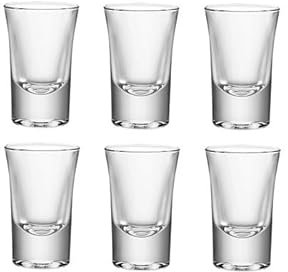 Lot de 3 - Lot de 6 verres transparents pour rail shooter 4cl