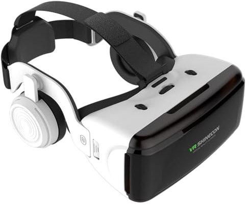 Virtual Reality Headset – justerbara HD-linser Virtual Reality glasögon 3D | Anti-Blue Light VR-glasögon och headset för filmer