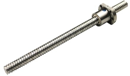 Dado a ricircolo di sfere in metallo Vite a sfere RM1605 SFU1605 150mm-1500mm Vite a sfere rullata C7 con flangia 1605 Dado a sfere singolo Parte CNC(700mm)