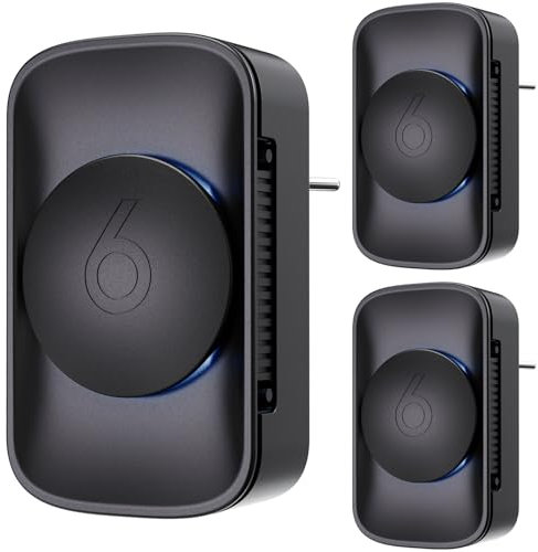 iDiskk Tragbarer Mini-Luftreiniger für Zuhause, Plug-in-Luftreiniger, geeignet für Schlafzimmer, Haustierzimmer, Badezimmer, Küchen und Schränke (3er Pack)