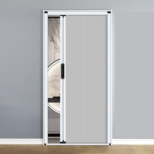Isolierte Falttür mit Schloss - temporäre Lösung für diskreten Schutz, passend für Türrahmen 127 x 203 cm, ideal für den Heim- und Bürogebrauch