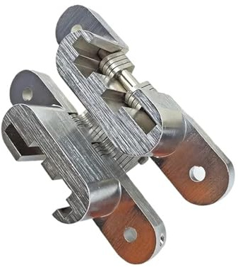 1 pz Cerniera a croce con cuscinetti in acciaio inossidabile Cerniere for porte pieghevoli Cerniera regolabile in lega di zinco Cerniere for porte a fusione nascoste(13 * 60)